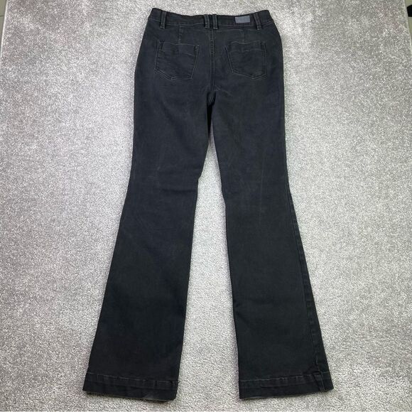 The Limited Pants Women's 6 Black Flare High Rise Stretch - Picture 3 of 13